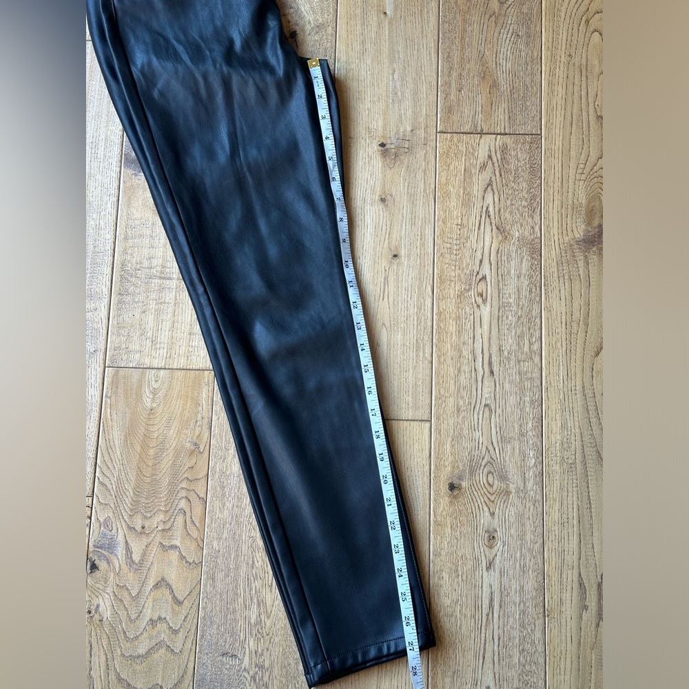 Pistola Aline High Rise Skinny Faux Leather Pants in Onyx size 27 - Picture 11 of 12